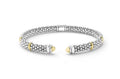 LAGOS "Signature Caviar" Two-Tone Caviar Versa Torque Bracelet (7)