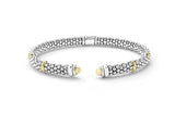 LAGOS "Signature Caviar" Two-Tone Caviar Versa Torque Bracelet (7)