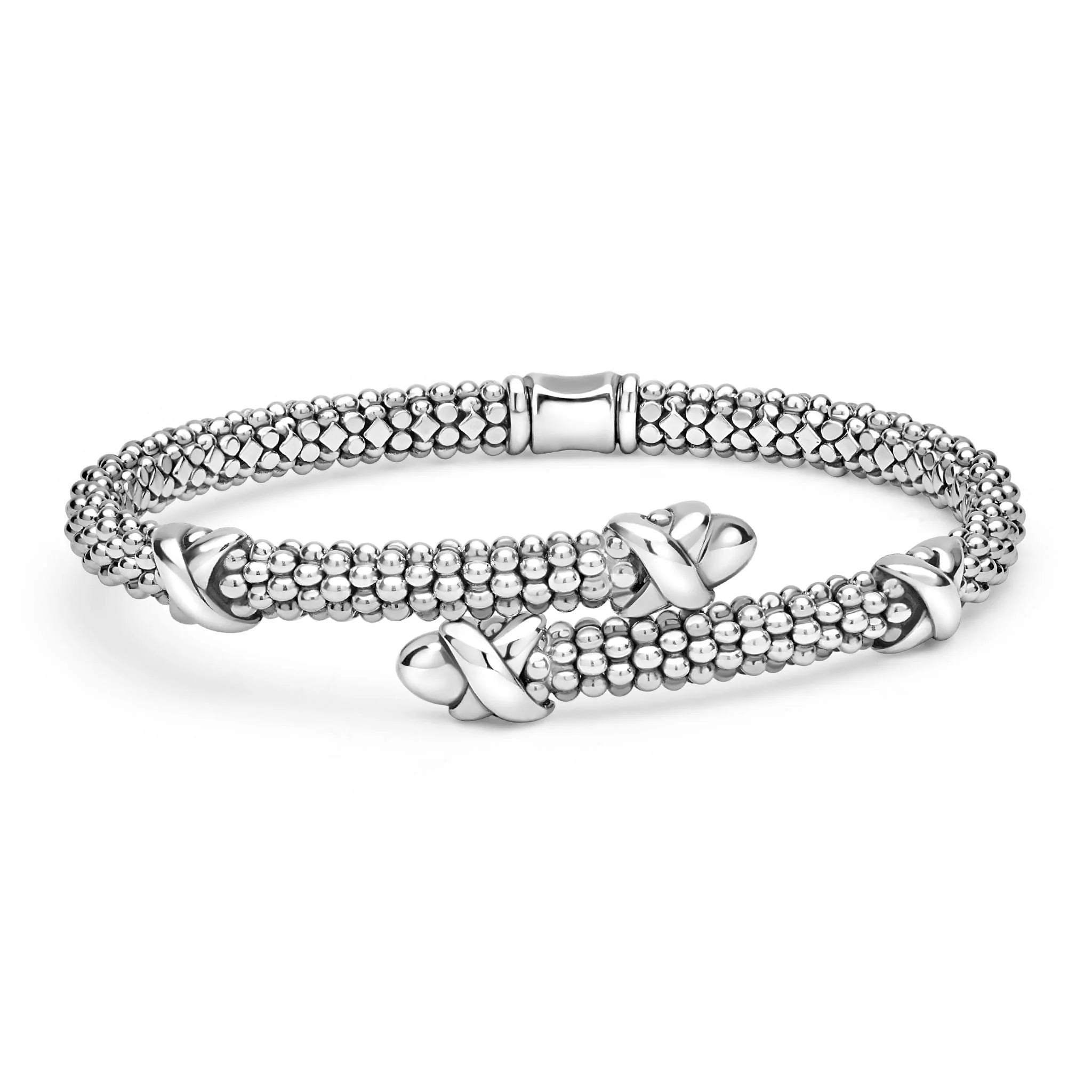 "Embrace" Silver X Station Versa Bypass Bracelet (7)