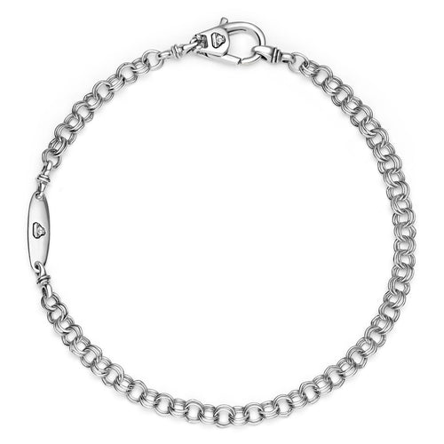 "Anthem" Silver High Jinks Link Chain Bracelet (7.5)