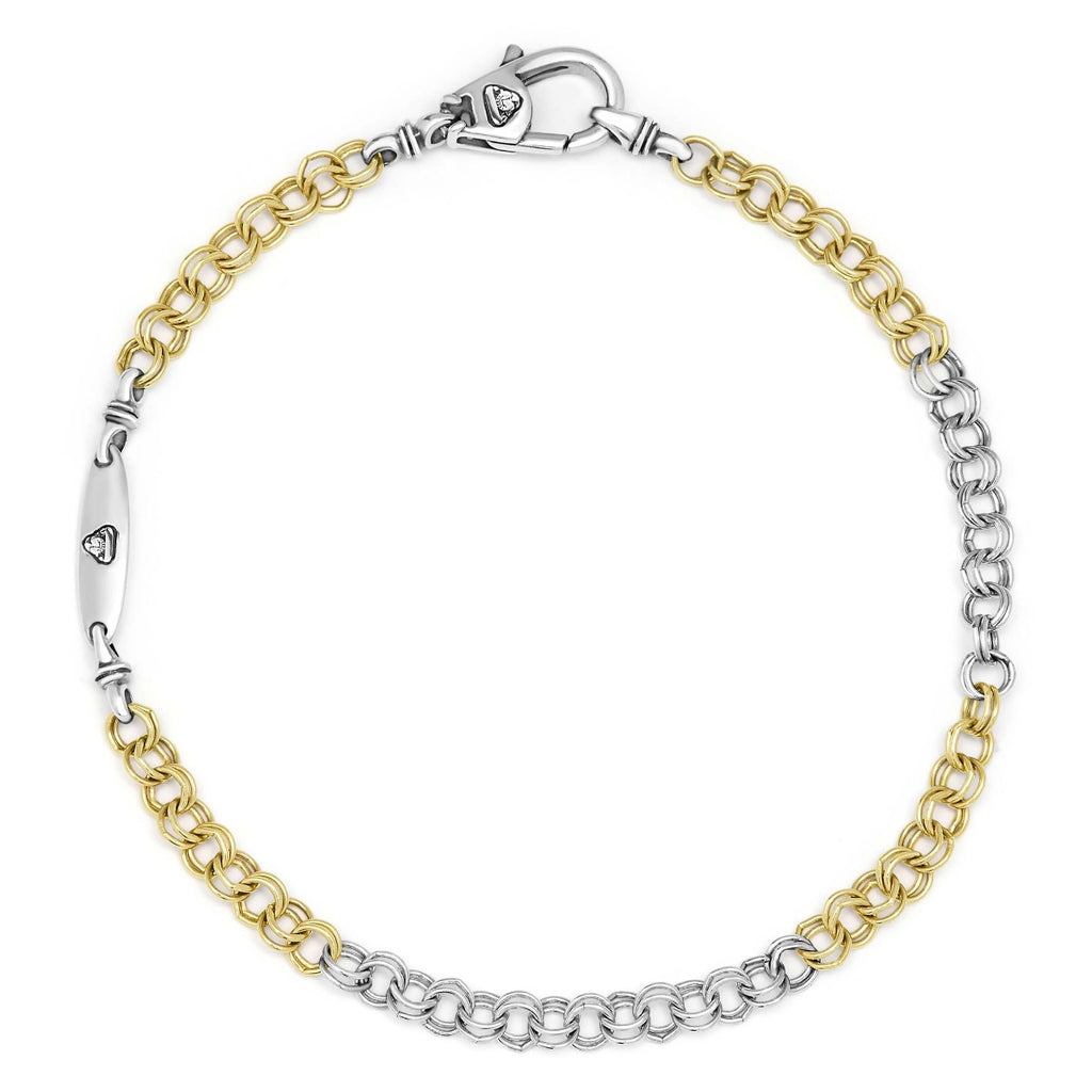 "Anthem" Two-Tone High Jinks Link Chain Bracelet (8)