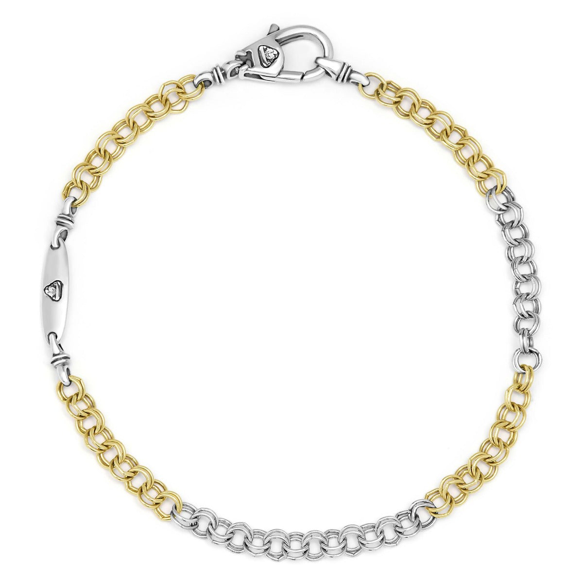 "Anthem" Two-Tone High Jinks Link Chain Bracelet (8)
