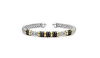 "Black Caviar" Station Black Ceramic Versa Torque Bracelet