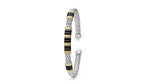 "Black Caviar" Station Black Ceramic Versa Torque Bracelet
