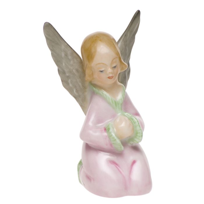Small Kneeling Angel - Natural