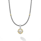 LAGOS "Luna" Pearl Diamond Caviar Necklace