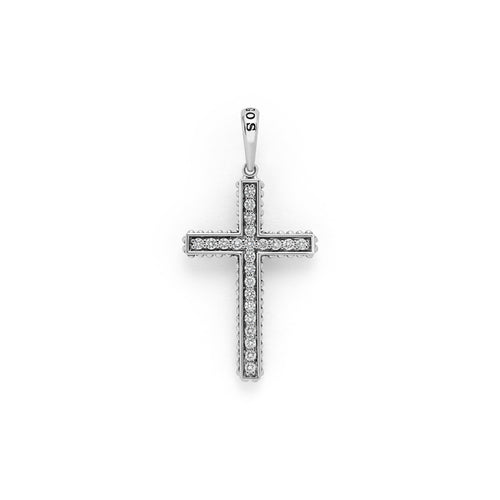 LAGOS "Anthem" Diamond Cross Amulet