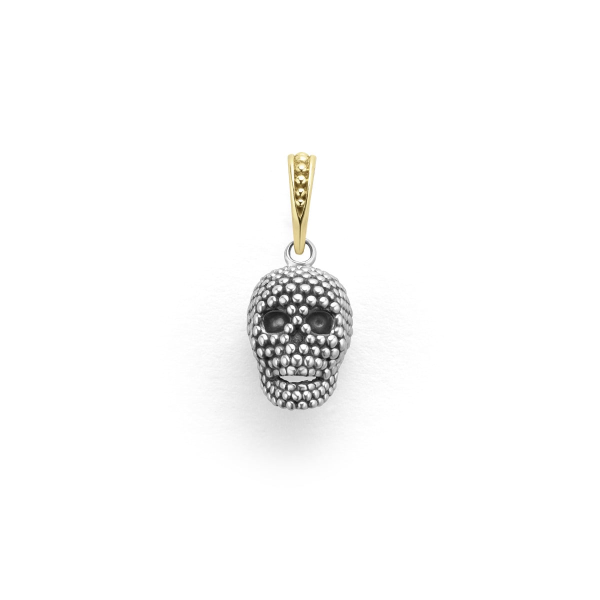 LAGOS "Anthem" Caviar Beaded Skull Amulet
