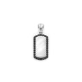 LAGOS Men's "Anthem" Black Diamond Tag Amulet