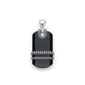 LAGOS "Anthem" Black Agate Tag Amulet