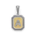 LAGOS "Signature Caviar" Octagon Diamond A Initial Charm