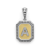 LAGOS "Signature Caviar" Octagon Diamond A Initial Charm