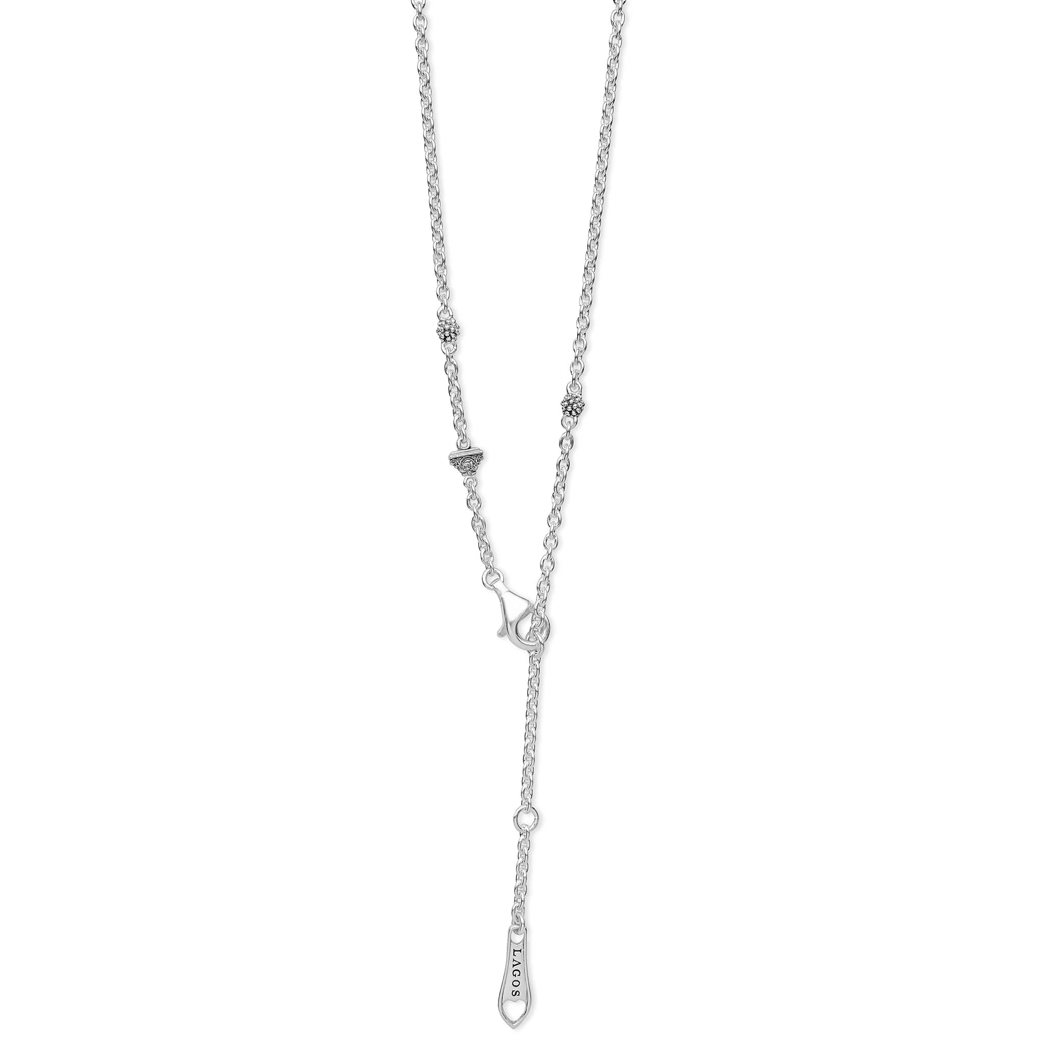 "Luna" Fleur Pearl Pendant Necklace