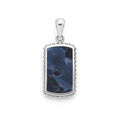 LAGOS "Anthem" Sterling Silver and Pietersite Tag Amulet