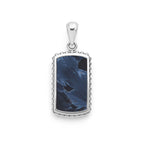 LAGOS "Anthem" Sterling Silver and Pietersite Tag Amulet