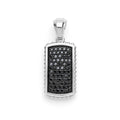 LAGOS "Anthem" Sterling Silver Beaded Black Diamond Tag Amulet