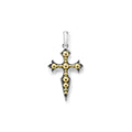 LAGOS "Anthem" Two-Tone Medieval Cross Amulet