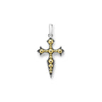 LAGOS "Anthem" Two-Tone Medieval Cross Amulet