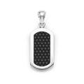 LAGOS "Anthem" Silver Matte Ceramic Beaded Tag Amulet