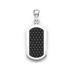 LAGOS "Anthem" Silver Matte Ceramic Beaded Tag Amulet