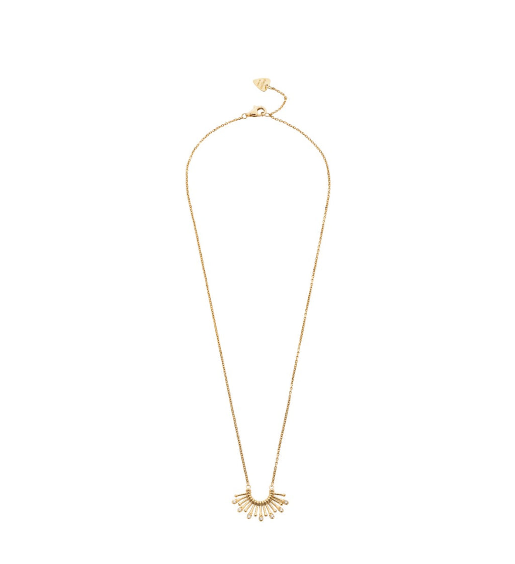 Slide Diamond Necklace in 18kt Yellow Gold