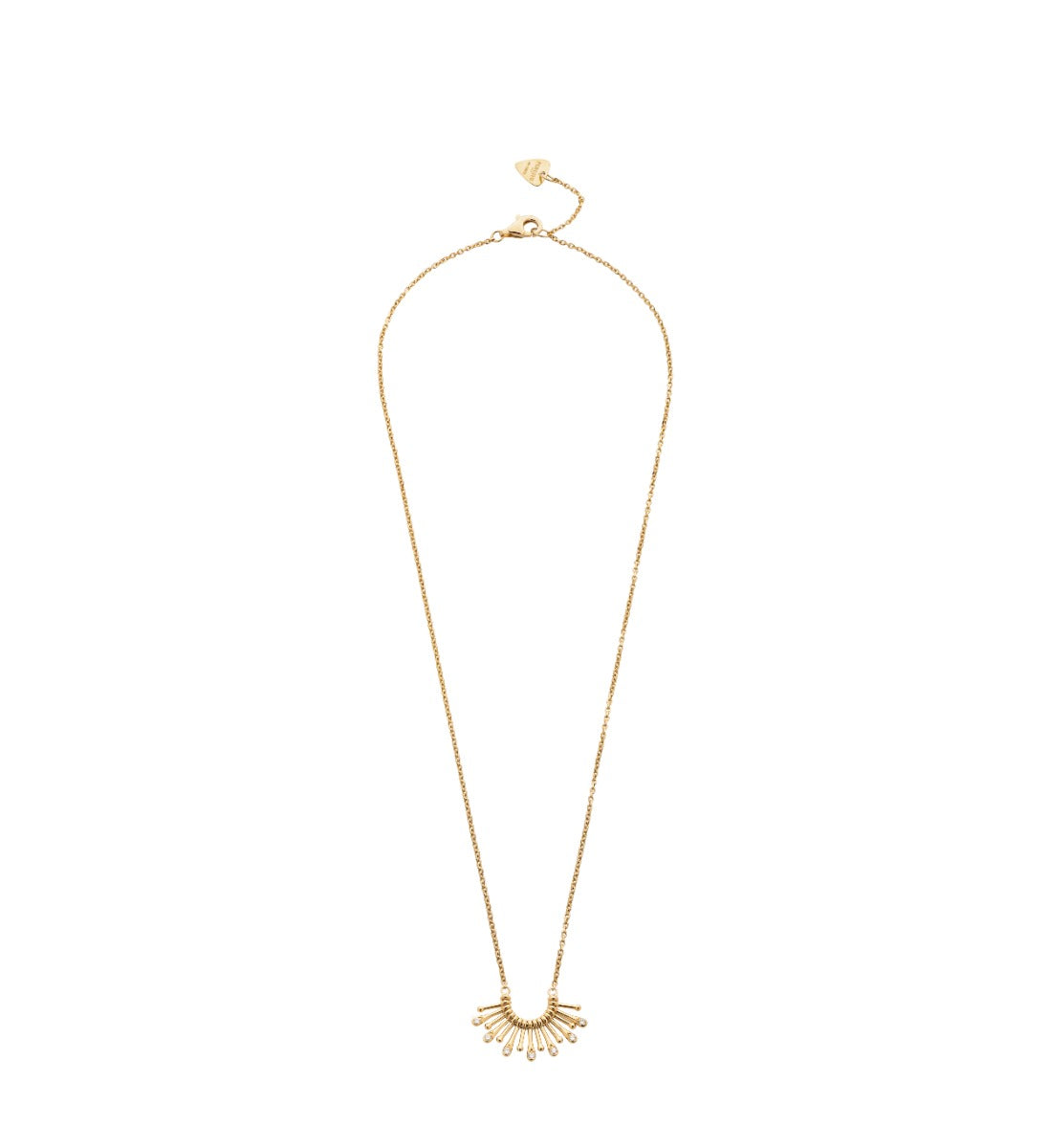 Slide Diamond Necklace in 18kt Yellow Gold