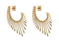 Peruffo Slide Diamond Drop Earrings in 18kt Yellow Gold