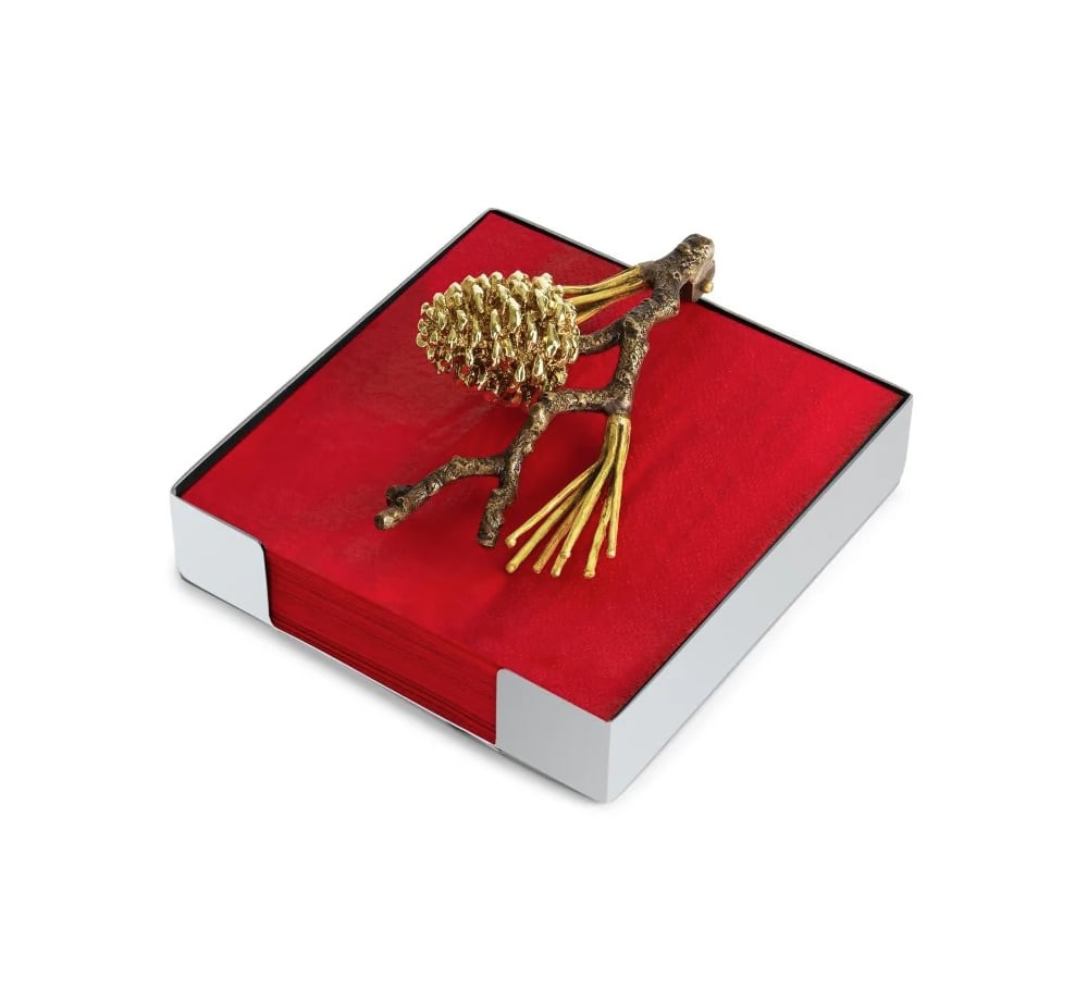 Michael Aram Pine Cone Cocktail Napkin Holder