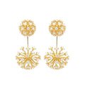 Roberto Coin Dandelion 18kt Yellow Gold Dangling Earrings