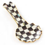 MacKenzie-Childs Courtly Check Ceramic Spoon Rest