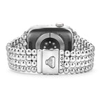 "Smart Caviar" Stainless Steel Infinite Caviar Beaded Watch Bracelet - 38-45mm