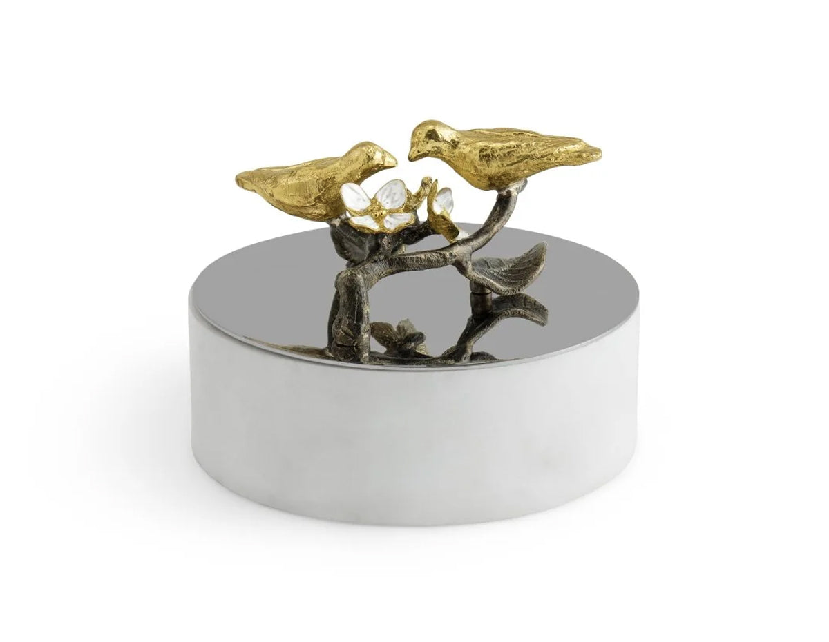 Michael Aram Lovebirds Trinket Box