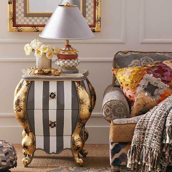 Groovy Table Lamp - Sterling Check