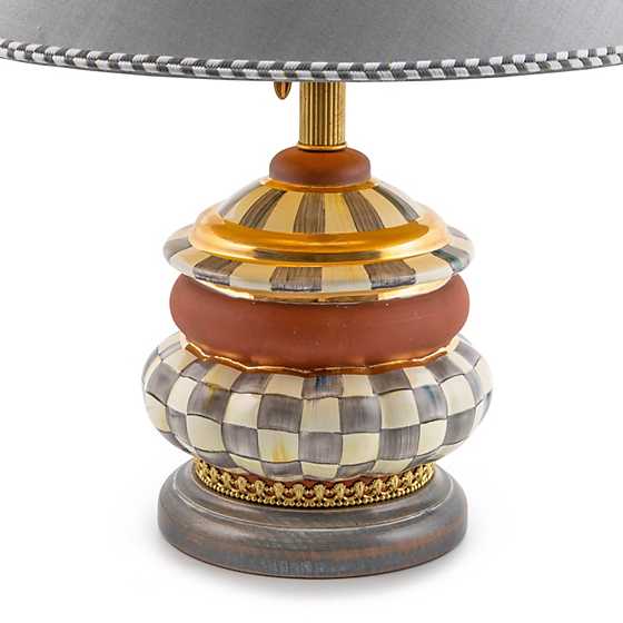 Groovy Table Lamp - Sterling Check
