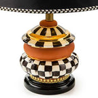 Courtly Check Groovy Table Lamp
