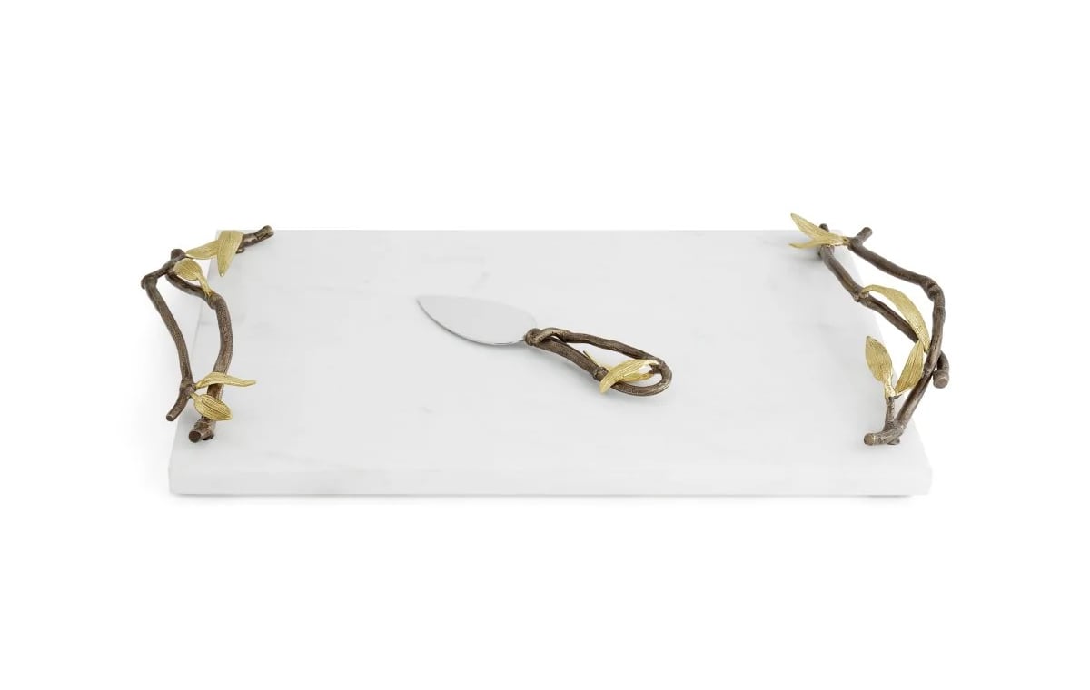 Michael Aram Zen Garden Cheese Board with Spreader