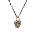 Armenta Protection Shield Diamond Necklace