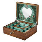 Sleeping Beauty Walnut Wood Jewelry Box