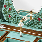 Sleeping Beauty Walnut Wood Jewelry Box