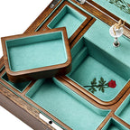Sleeping Beauty Walnut Wood Jewelry Box