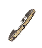 Gold Bar and Crivelli Kick Cuff Bracelet