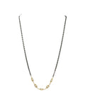 Armenta Jewelry Scroll Stations 18kt Gold & Silver Chain Link Necklace
