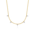 Phillips House Pear Diamond Cuddle Five Station Necklace