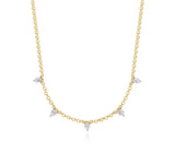 Phillips House Pear Diamond Cuddle Five Station Necklace