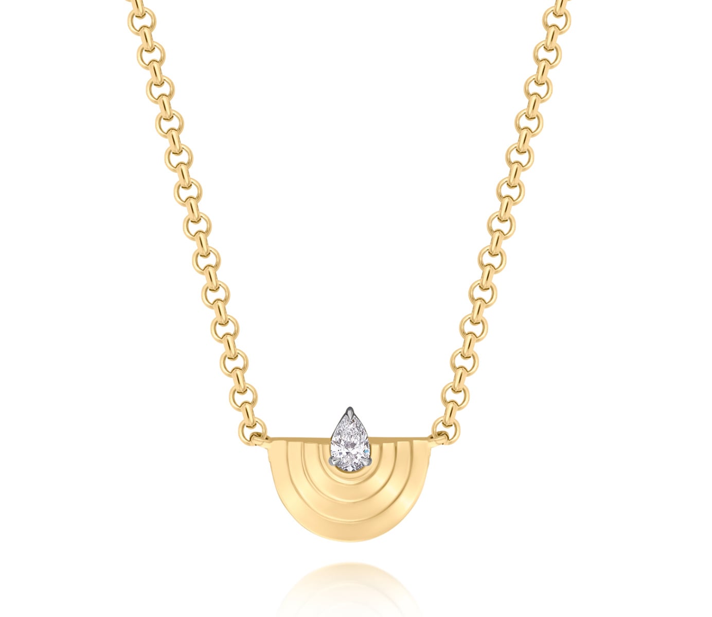 Phillips House Pear Shape Diamond Large Demi Layered Necklace