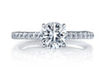 Louis Anthony Jewelers 18kt White Gold Semi-Mount Ring