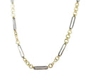 Armenta Paperclip and Oval Chain Link 16.5" Necklace