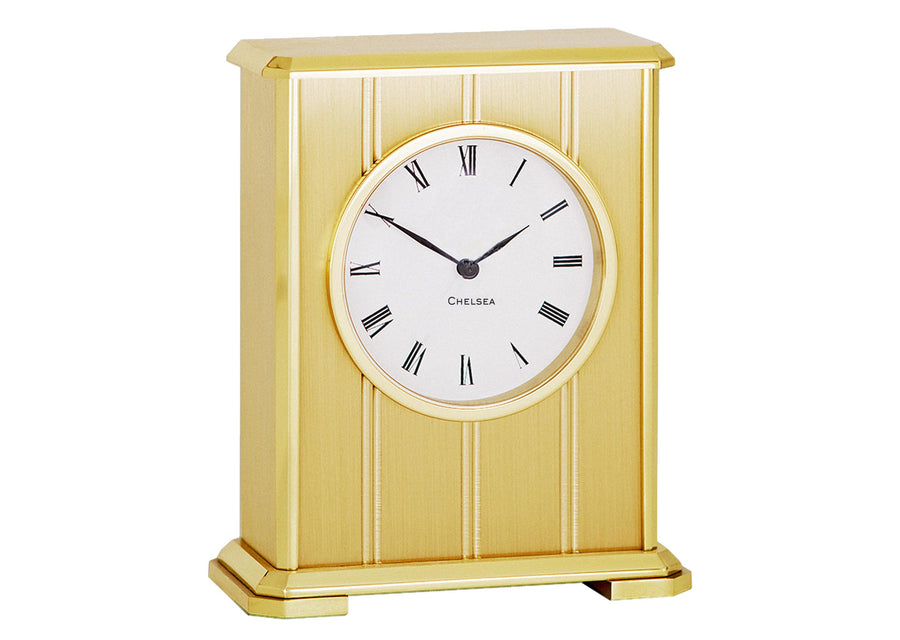 Embassy Mantel  Clock in Brass