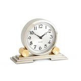 Mayfair Mantel Clock, Nickel