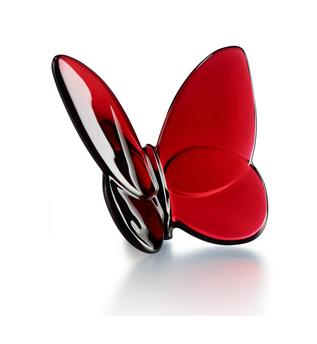 Baccarat Papillon Lucky Butterfly - Red Crystal